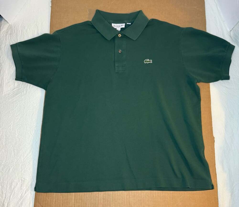 Lacoste Classic Fit Polo Shirt Size US XL Green